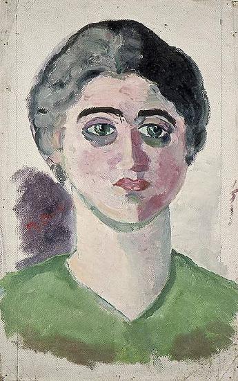 Theo van Doesburg Portrait of Lena Milius